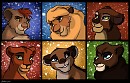 Christmas Wintery Heads