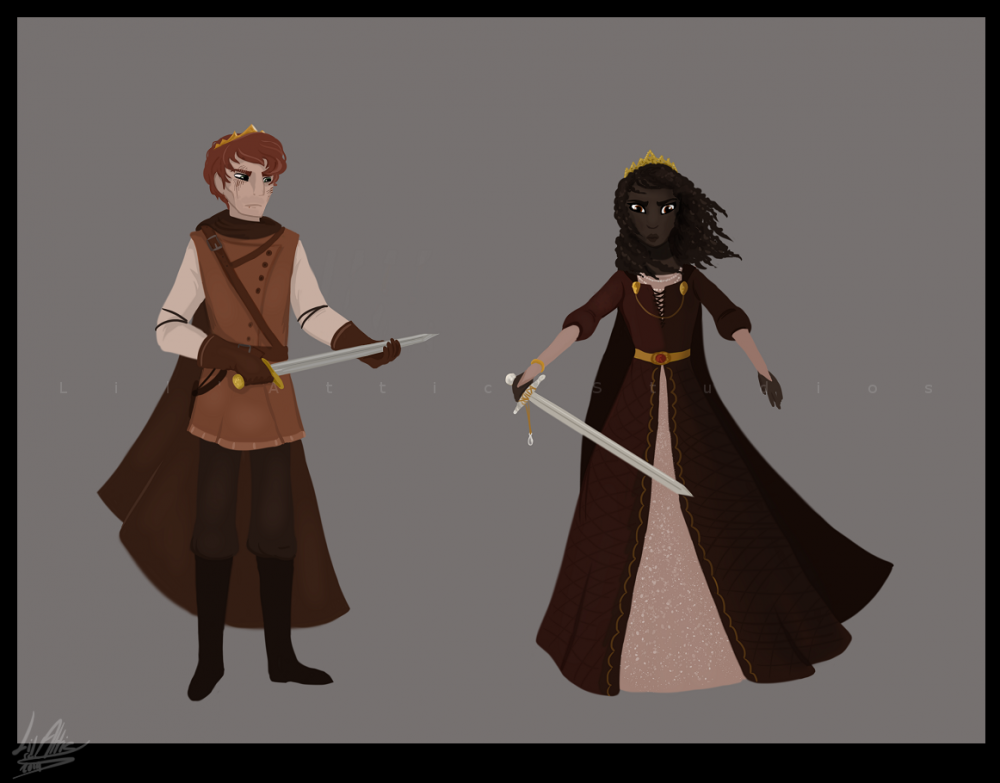 King Jafiya and Queen Jet: As Humans