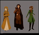 Jua, Sakuni and Olea: As Humans