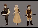 Roscoe, Sera and Haben - As Humans