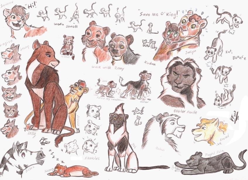 Fan Character Sketches