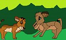 Kulia and Jelani playing