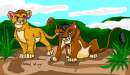 Mufasa and Scar cubs