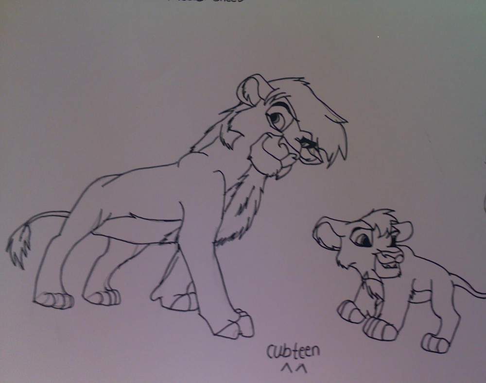 Kovu, Cub-Teen