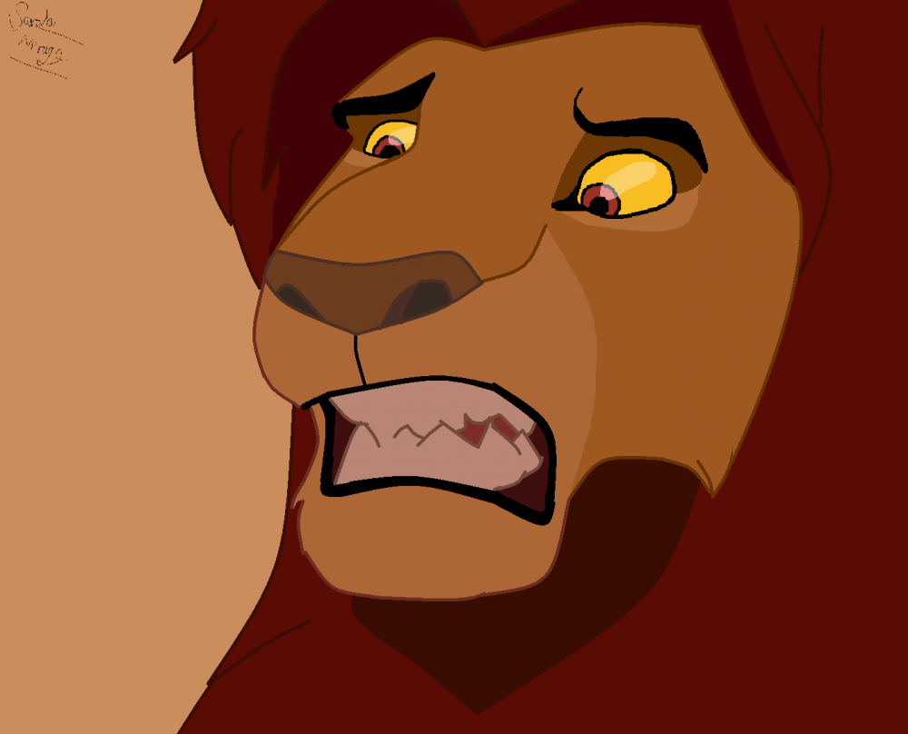 Hold on, Simba!