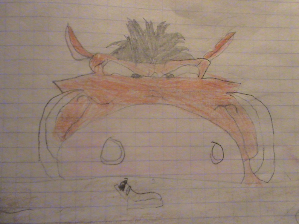 Pumbaa qui chasse