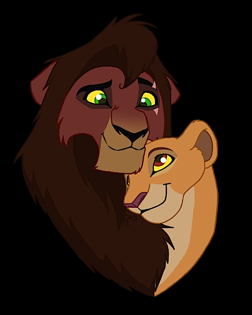 Kovu and Kiara