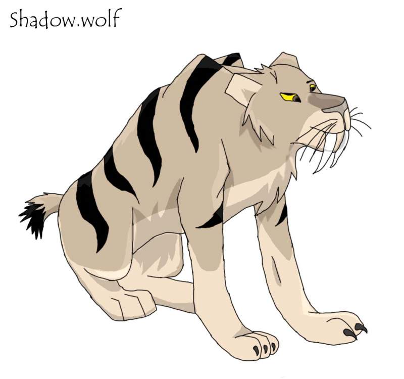 random Saber tooth tiger