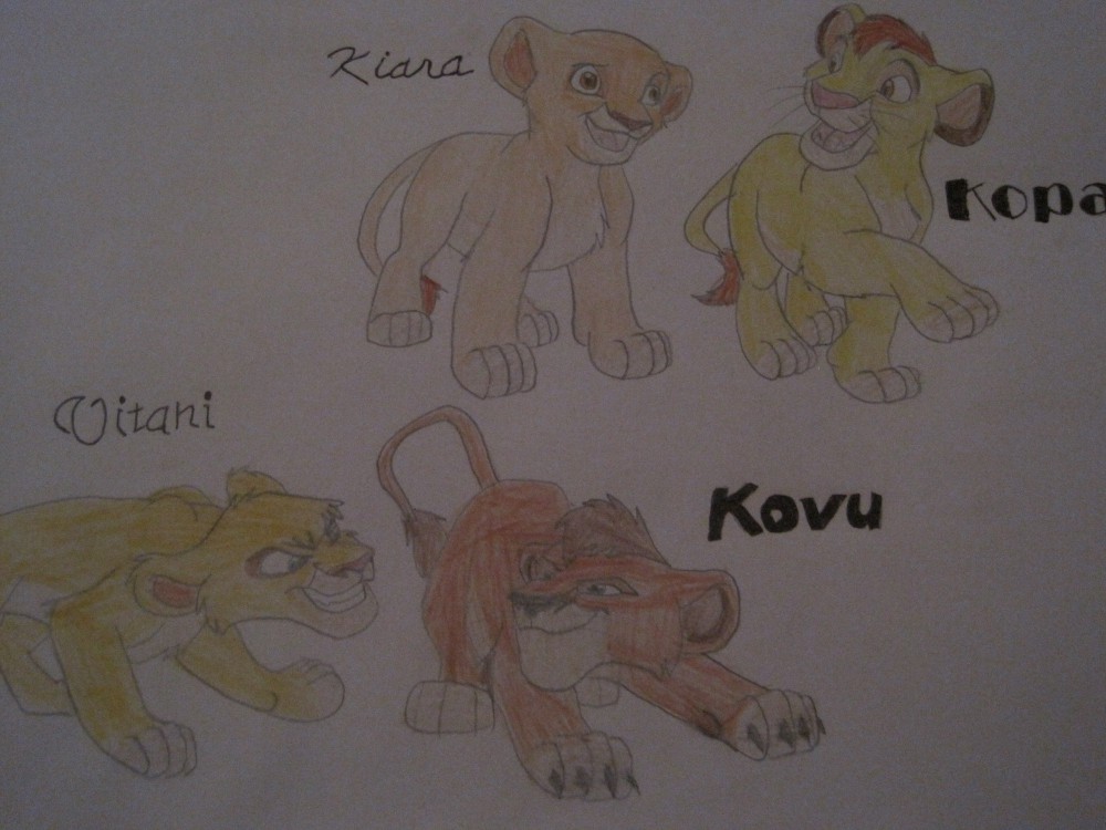 Kopa , Kiara , Kovu & Vitani
