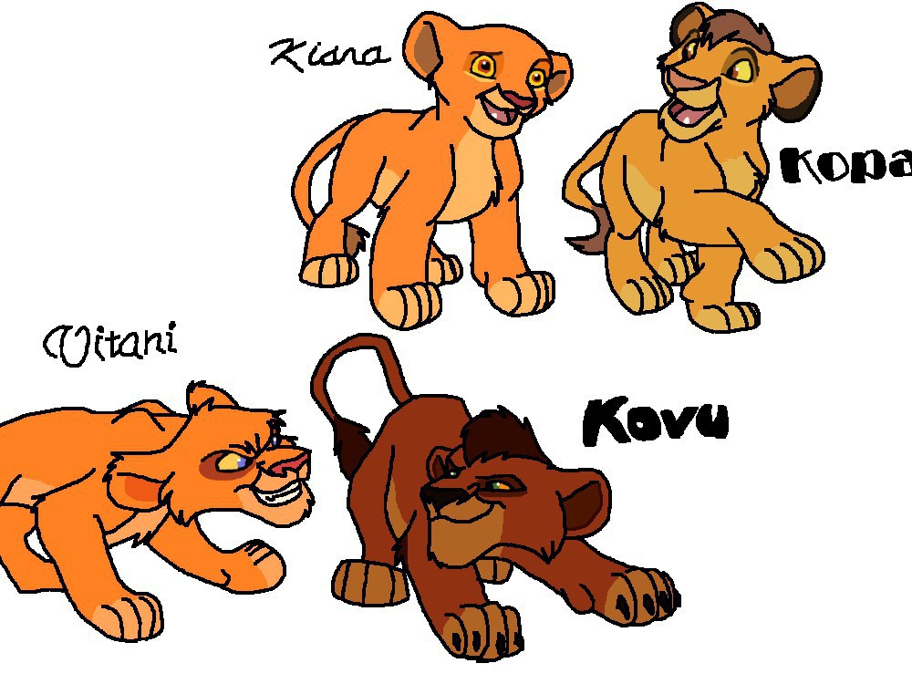 Kiara Kopa Kovu et Vitani 