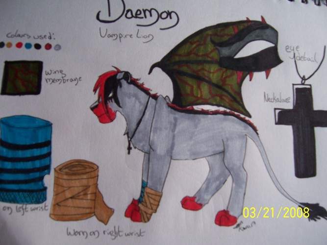 Deamon ref sheet