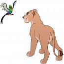 Shayiri and a bird