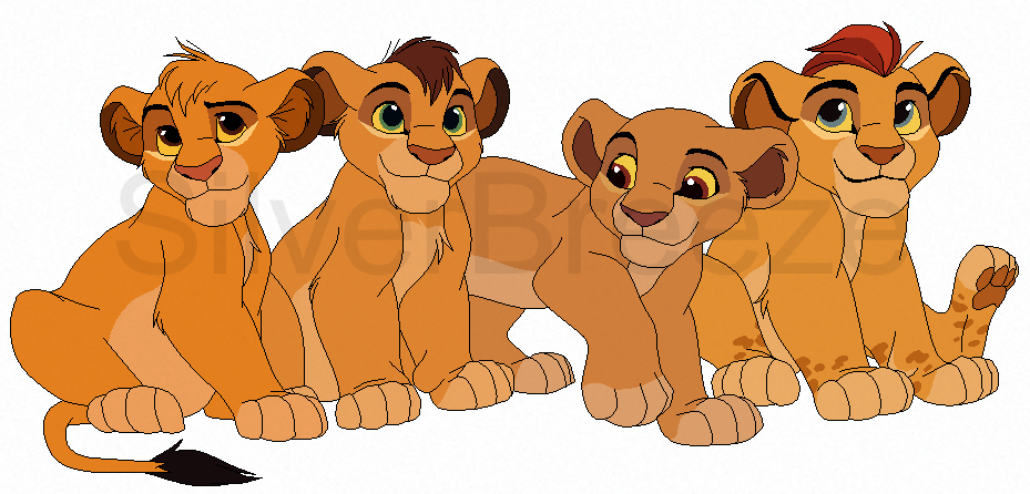 Simba's cubs comparison