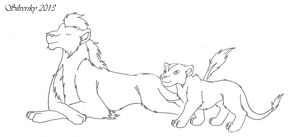 First meeting - Scar & Zira