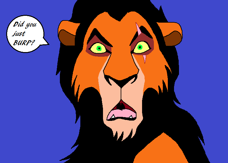 Scar is offended