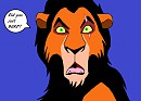 Scar is offended