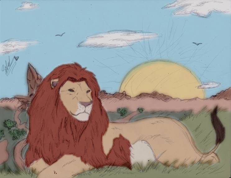 A True King (colored)