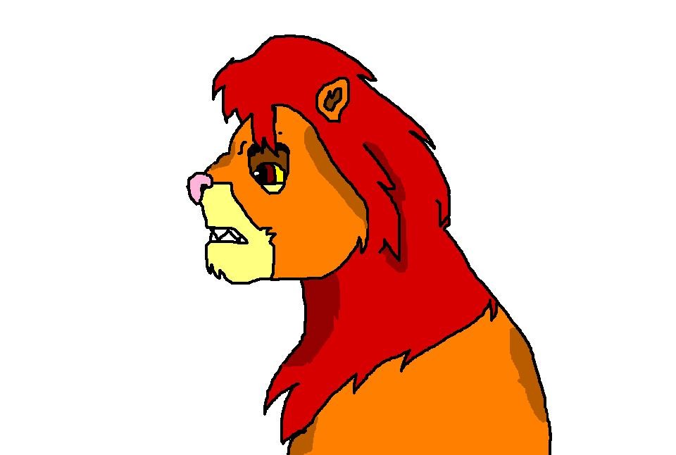 OLD OLD Simba drawing