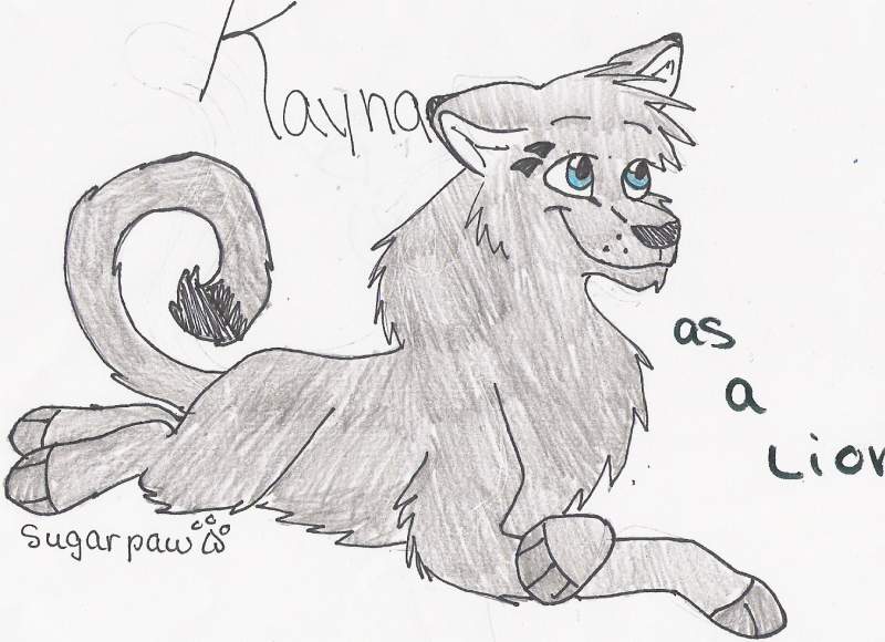 Kayna as a Lion!!!!