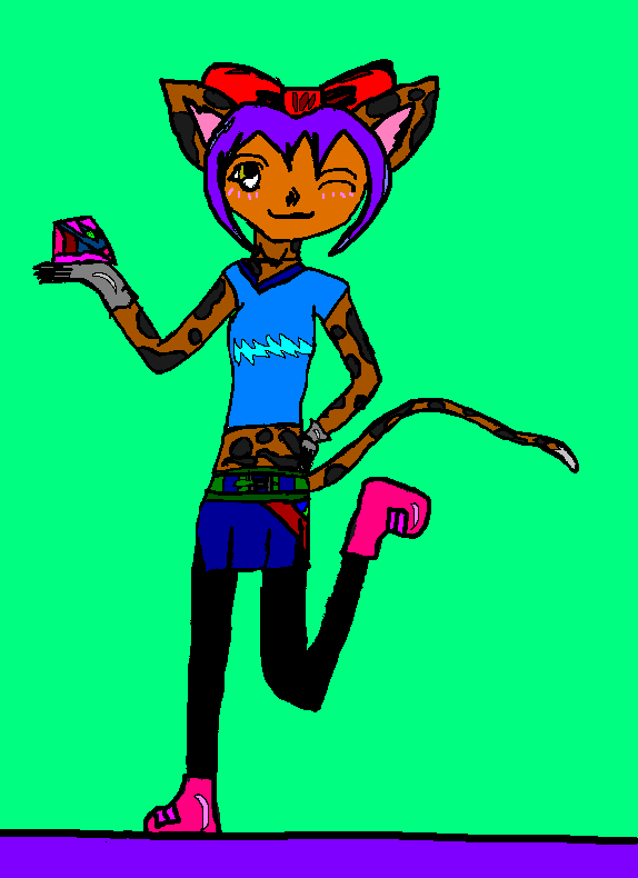 Lepoard person
