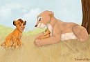 Kiara, Kopa, and Nala