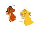 Mufasa et Scar cubs très vieux dessin fait sur Pai