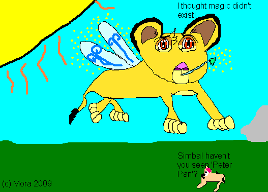 Simba as...Tinkerbell?