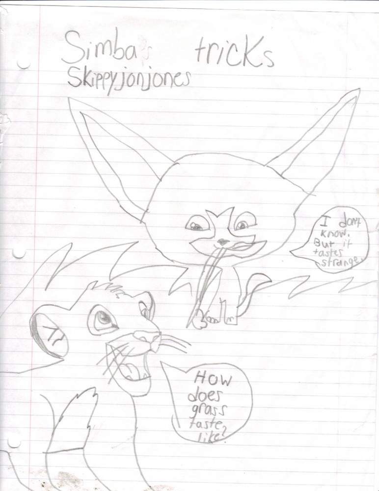 Simba tricks Skippyjon jones!