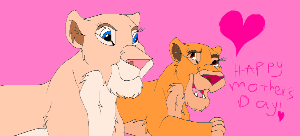 nala and kiara happy mothers day 2012