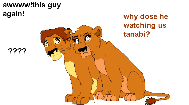 he's watching us!