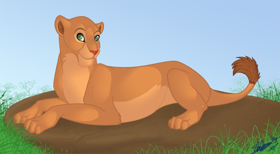 Nala lookin' all purdy and st00f