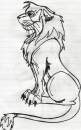 Lion Lineart!!!!!!