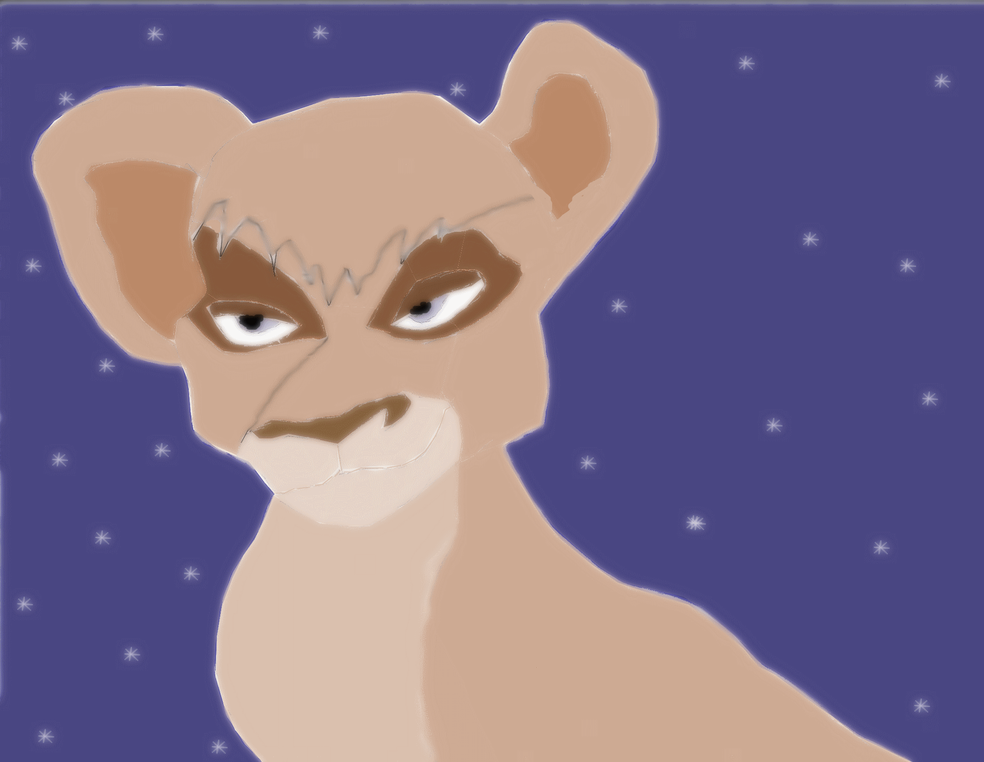 Vitani as a Cub