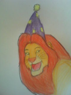 Mufasa with..eh...magic hat :)