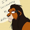 Scar with Glasses