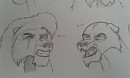 Sketches-Zira and Kovu