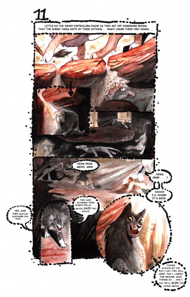 Ophidia in Herba Page XI