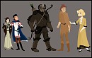 Humanized Lion/Bird Characters