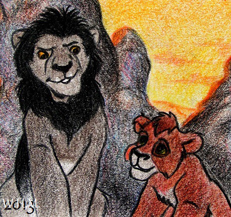 Teen Obbler and Cub Kovu