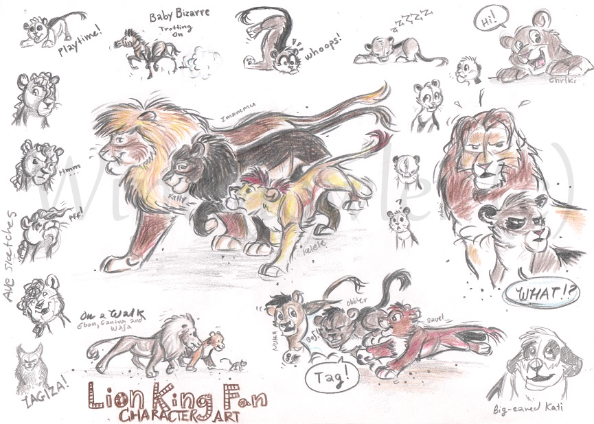 Lion King Fan Character Art
