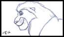 Mufasa Sketch
