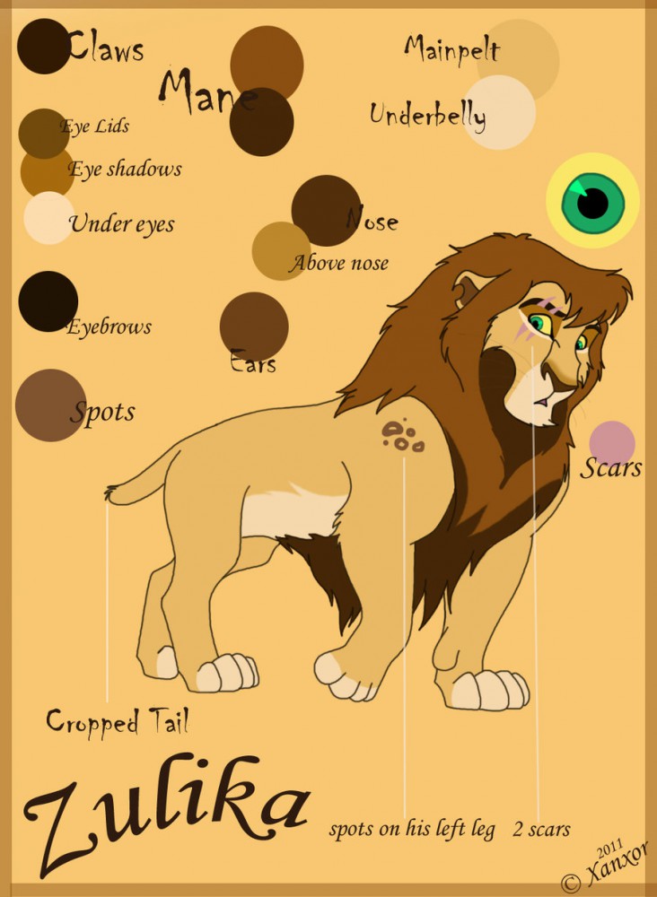 Reference sheet - Zulika