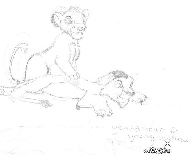 Scar and Mufasa