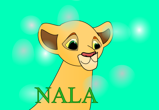Nala as a cub