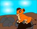 Yearoo on a rock