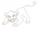 Young Simba (playing)