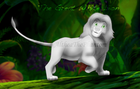 Detail The Great White Lion
