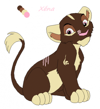 Detail xena ( adoptée a darks )