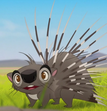 Detail Male Porcupine