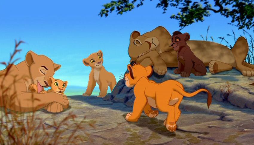 The Lion family is together